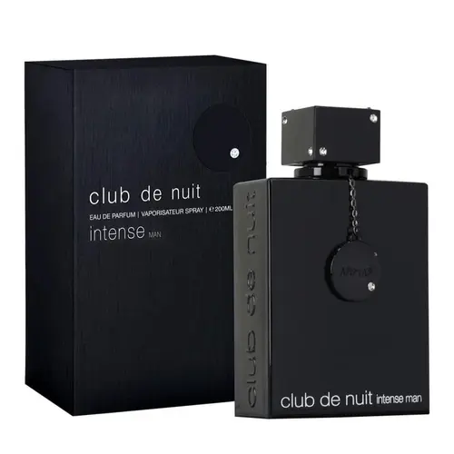 ARMAF Club de Nuit Intense Men's Eau De Parfum Spray (6.8 Oz) - Woody Spicy Aroma Cologne, Warm Vanilla Base, Citrus Men's Fragrance, Single Item