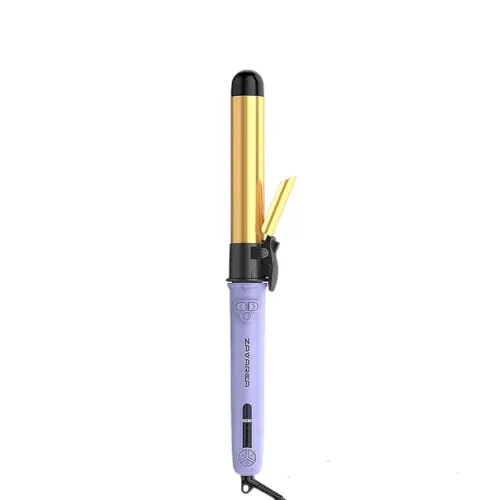 ZAVAREA Auto Rotating Heated Curler - 1.25in x 5.4in Titanium Long Barrel Curling Iron, 5 Adjustable Temps (260°F-410°F), 1H Auto Off, Dual Voltage Multifunctional Hair Tool for Bouncy Curls (Ideal Mother's Day Gift)