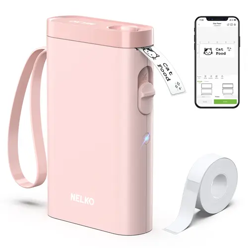 P21 Printer with Tape, Bluetooth Label Printer, Thermal Printer for Organization, Storage, Office and Home, Label Printer Gift for you,  Fathersdaygift, summerwins