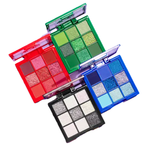 Jewel Collection Makeup Palette - Matte, Shimmer & Glitter Eyeshadow Colors, Smooth & Easy to Blend, Long-lasting Cosmetic Formula