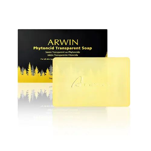 ARWIN Phytoncid Transparent Soap with Hyaluronic Acid - 3-in-1 Mild Foam Cleanser, Moisturizer Body Care Product for Face, Hand & Gentle Daily All-Skin-Type Cleansing