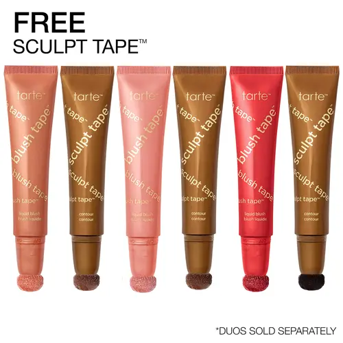 tarte sculpt tape & blush tape duo - blush and bronzer
