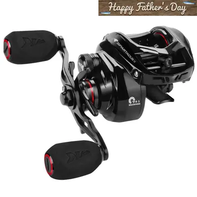 KastKing Spartacus II | Reel Only or Fishing Combo | 6oz Ultralight Baitcaster, 17.6LB Carbon Fiber Drag, 7.2:1 Gear Ratio