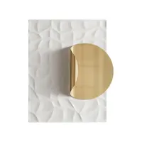 Homary One Piece Gold Arc Gender-Neutral Metal Wall Art - Modern Minimalist 3D Geometric Rectangle, 23.6"x35.4" Aesthetic Abstract Print, Home Decor Items for Living Room Gallery Wall Clean Aesthetic Room Decor,dorm essentials,sohochic