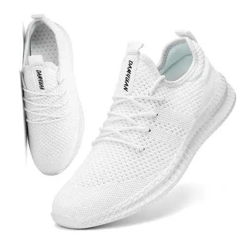 Men's Walking Shoes Non Slip Tennis Shoes Mens Fashion Shoes Lightweight Breathable Mesh Casual Workout Gym Sneakers Athletic Footwear Training Trainer