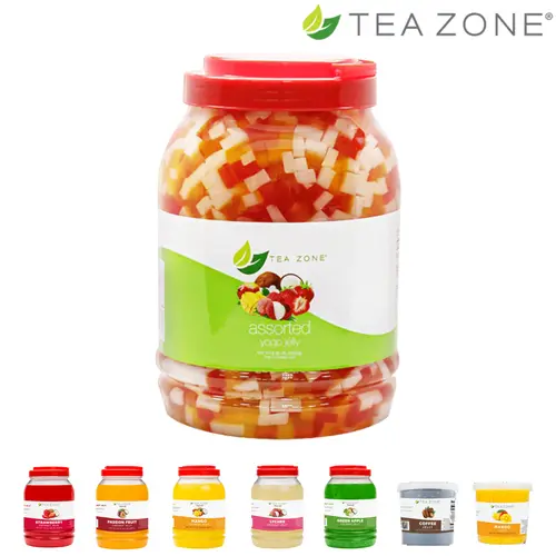 Tea Zone Jelly for Boba, Fruit Tea and Ice Cream Topping