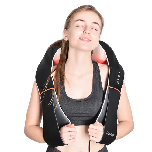 RENPHO Shiatsu Neck and Shoulder Back Massager with Heat, Electric Deep Tissue 3D Kneading Massage Pillow for Waist, Leg, Calf, Foot, Arm, Full Body Gift Choice for Man Women
