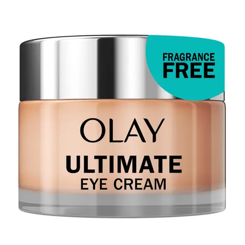 Olay Ultimate 3-in-1 Eye Cream - Moisturizer, Concealer, Wrinkle Reducer, Puffiness Reliever, Fine Line Smoother, Eye Brightener for Normal Skin, 0.4 oz