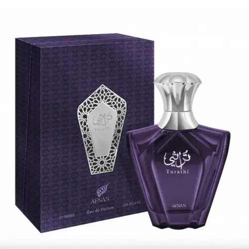 Afnan Turathi Blue Eau de Parfum Fragrance Spray for Men 3 Oz Cologne Citrus Woody Scent