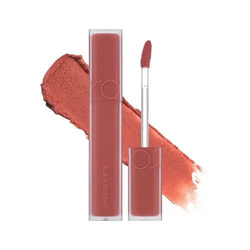 rom&nd Blur Fudge Tint - Long-Lasting Matte Korean Lipstick, Smooth Formula Cosmetic, Polished Matte Fudge Finish, Suitable for Adults & All Skin Types, Korean Makeup, Lip Stain, Shades 01 Pomeloco, 04 Radwood, 05 Bibi Candy