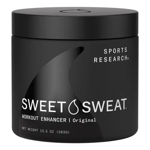 Sweet Sweat­ Workout Enhancer Gel by Sports Research -Thermogenic Exercise Topical Gel for Faster Sweating - 6.5 oz Jar