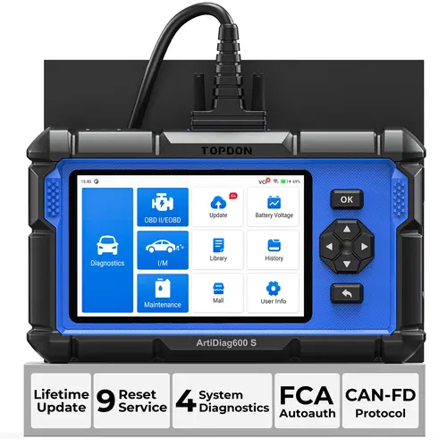 #Toolupgrade | TOPDON AD600S ABS/SRS/AT/Engine Code Reader, 9 Reset Services, Free Lifetime Upgrade Scan Tool Car Battery Tester