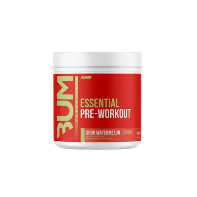 RAW Essential Pre Workout Powder – Energy, Focus & Pump – L-Citrulline, Beta Alanine & Caffeine – Pre Workout Supplement for Men & Women – 30 Servings