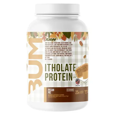 BUM ITHOLATE Whey Protein Isolate Powder – 25g Protein Per Serving – Grass Fed Micro-Filtered Protein for Lean Muscle Growth & Recovery – Fat Free, Low Carb – 25 Servings
