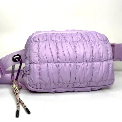 Puff Iris Crossbody Bag (1140-21#) - Adjustable Strap and Zipper Closure - By Iris & Rainbow