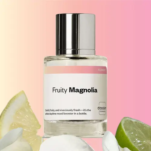Fruity Magnolia, Dossier, Women Perfume, Eau de Parfum, 50ml, Pomegranate, Magnolia, Yuzu, Acajou Wood, Rose, Peony, Musk