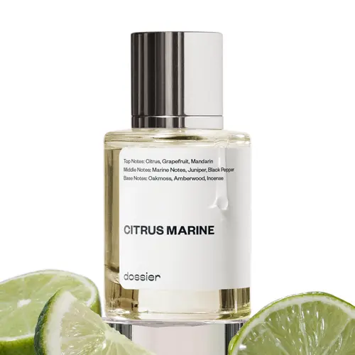 Citrus Marine, Dossier, Men Perfume, Eau de Parfum, 50ml, Citrus, Grapefruit, Mandarin, Black Pepper, Oakmoss, Amberwood