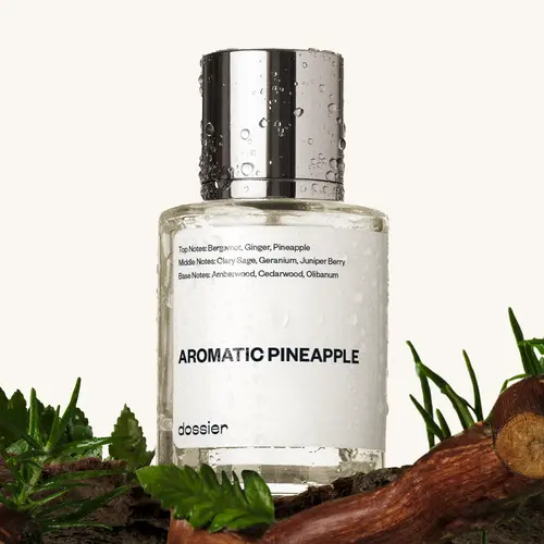 Aromatic Pineapple, Dossier, Men Perfume, 50ml-100ml, Eau de Parfum, Pineapple, Ginger, Bergamot, Cedarwood, Amberwood