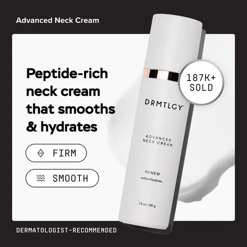 DRMTLGY Advanced Neck Cream 1.8oz with Peptides and Shea Butter Body Care Gentle