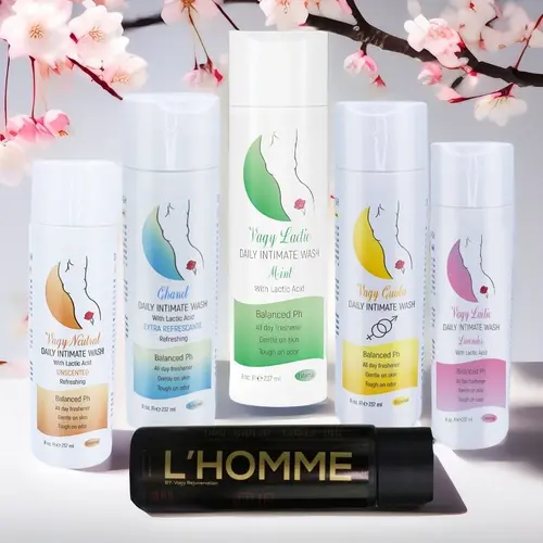 VAGY REJUVENATION Lactic Intimate Cleansing Gel, Gentle Mint Formula Intimate Wash for Everyone, Intimate Gel