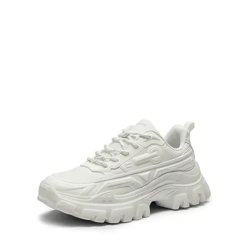 Dream Pairs Women's Trendy Chunky Platform Sneakers, Lightweight Mesh Training Shoes with a Cushioned 2.4-Inch Thick Sole, Fashionable Sneakers, Thick Sole Sneakers,shoes for back to school,back to school shoes,sohochic