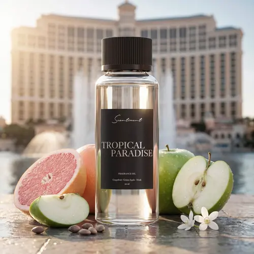 Tropical Paradise Fragrance Oil - Scented Freshener with Fresh Floral Aroma for Home Fragrance