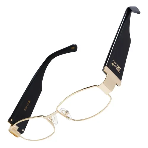 「TIJN-Iconic-Talani」Funky Metal Glasses for Women Lightweight Comfortable Style for Daily Use Eyeglasses Casual Fashion Frames Casual Fashion Frames