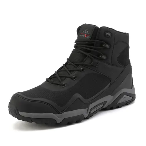 NORTIV8 Men's All-Seasons Waterproof Suede Hiking Boots - US Sizes, Rubber Sole Heels, Shock Absorbent, Cushioned, Durable, Casual Outdoor Sporting Goods, Trekking Camping Shoes for Hiking, Camping, Trekking,shoes for back to school,back to school shoes,s