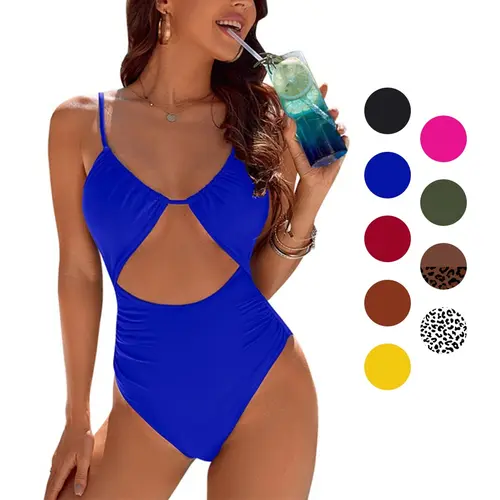 Blooming Jelly Womens One Piece beach Swimsuit Tummy Control Bathing Suit Sexy Flattering Cheeky High Cut Out Cute Ladies Swimwear #SwimWeek #Summervibes