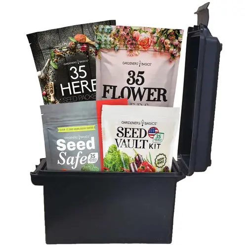 Ultimate Survival Seed Kit: 140 Varieties for Self-Sufficient Gardens & Food Storage Home Planting Open Pollinated Seeds Premium Lawn Seeds
