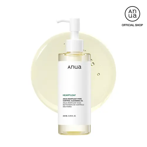 [Anua] Heartleaf Pore Control Cleansing Oil 6.76 fl oz. (200ml) ｜Hypoallergenic Makeup Remover, Facial Oil Cleanser, Face wash, korean skincare, gentle