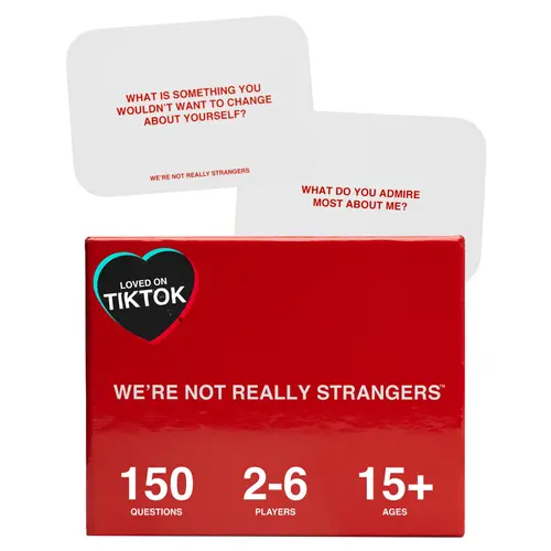 We're Not Really Strangers Core Game - 150 Conversation Questions & Wildcards for Meaningful Connections 2-6 Players Ages 15+