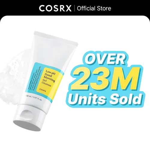 COSRX Low pH Good Morning Gentle Face Cleanser - Facial Soothing Gel Cleanser for Adult Sensitive Skin Care, Moisture Barrier Non-Stripping Daily pH-Balancing Wash
