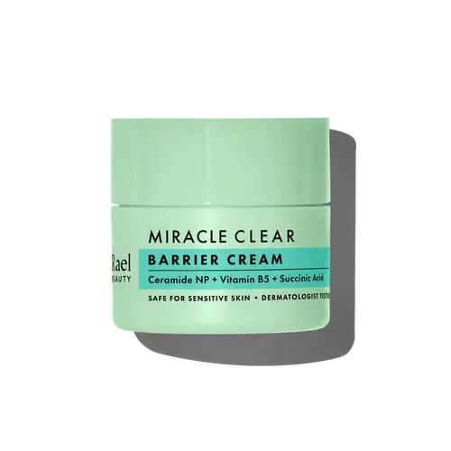 Rael Miracle Clear Barrier Cream Ceramide NP + Vitamin B5 + Succinic Acid - Hydrating Cream for Sensitive Skin, Lightweight and Moisturizing Formula