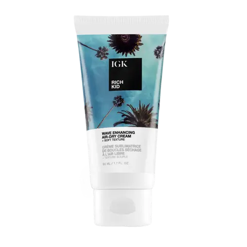 IGK RICH KID Coconut Oil Air-Dry Styler Travel | Hold + Texture + Shine | Vegan + Cruelty Free | 1.7 Oz