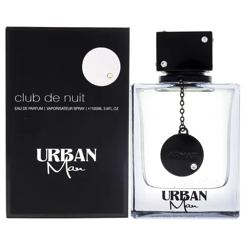 Armaf Club de Nuit Urban Man Aroma Eau De Parfum Men's Fragrance Spray - 3.6 oz, Earthy Cedar Base, Mint Crisp Burst, Long-Lasting Boost
