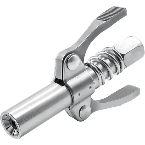 6-Jaw Lock-On Grease Gun Coupler, Anti-Slip Handles, 10,000 PSI High-Pressure Quick-Release Oil Nozzles - Specialty Mechanic Tools, Automotive Maintenance Tools for DIN and SAE Grease Fittings, Car Accessories