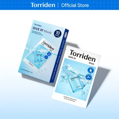 [TORRIDEN Official] DIVE IN Mask | K-Beauty Essential | Plumping Sheet | Long-Lasting Effect | Cooling Sensation