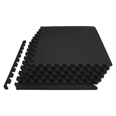 BalanceFrom Fitness Interlocking EVA Foam Exercise Mat Tiles, 1/2in Thick