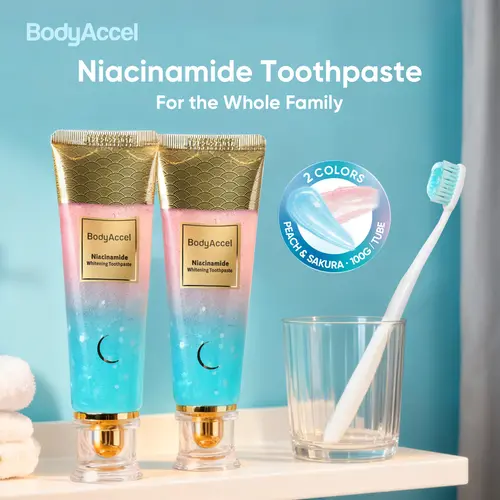 【BodyAccel】【Triple Whitening】Niacinamide Whitening Toothpaste-Max #sohochic