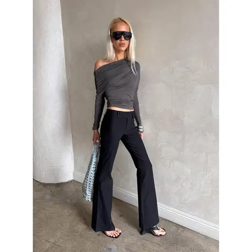 Kinkirk Flared Pants Black