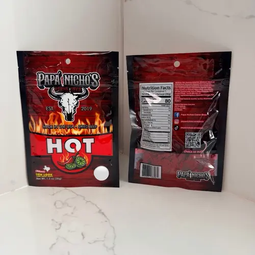 Bites - Beef Jerky HOT NEW LOOK - Medium Size Pieces Beef Snack Dried Snack Beef