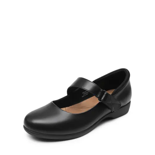 Dream Pairs Women's Round Toe Non-Slip Mary Jane Casual Flats - Adjustable Strap, Comfortable Lining, Padded Collar, Slip-On Shoe, Walking Footwear, Walking Shoes, Slip On Shoes,back to school,back to school haul,sohochic