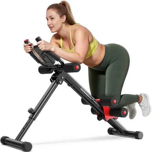 FLYBIRD Series AW1 Unisex Fitness Ab Machine - Adjustable Multifunctional Abdominal Muscle Trainer, Tummy Exercise Equipment, At-Home Gym Gear for Beginners, Body Shaping, At Home Gym Equipment, Foldable