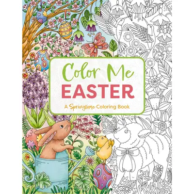 Color Me Easter: An Adorable Springtime Coloring Book by Editors of Cider Mill Press [Paperback Book]