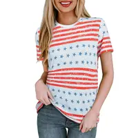EVALESS Women's Casual Boho Print T Shirts Tops Crew Neck Short Sleeve Polka Dot Slim Fitted Soft Multicolour Tee 2026 Trendy Womenswear Summer Outfits Summervibes  Deals For You Days summer outfits