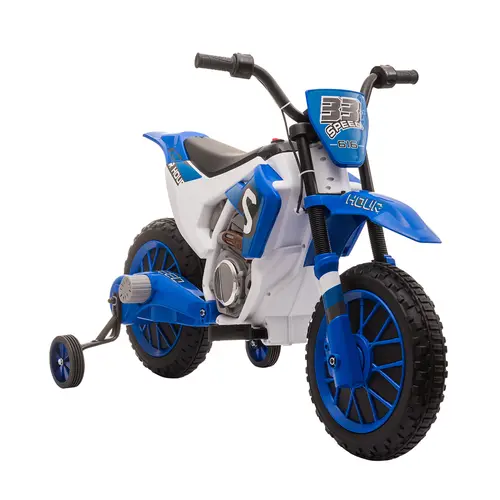 #Summervibes Aosom 12V Kids Motorcycle, Electric Motor Bike, Battery-Powered Ride-On Toy with Charging Battery, Training Wheels,sohochic