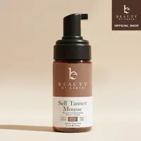 Beauty by Earth Self Tanner Body Mousse Travel Size - Best Gradual Self Tanner Clean Ingredients USA Made Cruelty Free Safe Tanning Foam Sunless Golden Streak Free Fake Tan Skincare Lightweight