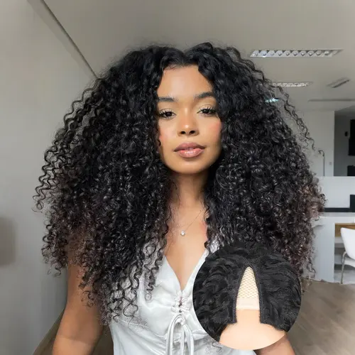 Tahikie V Part Curly Wig Straight Wig FB30 Highlight Wig Real Brazilian Human Hair Upgrade U Part Wig NO Leave Out Real Scalp Beginner Friendly 180% Density Glueless Wigs No Sew In NO Glue For Women #TikTokShopHolidayHau #TikTokShopBackToSchool#SohoChic