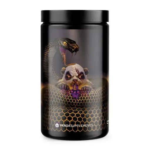 Panda Supps Pandamic Extreme Pre-Workout Powder - Alpha GPC-Infused Fitness Supplement for Adults, Pre Workout Canister, 25 Servings, Gym Supplements, Endurance Supplement
